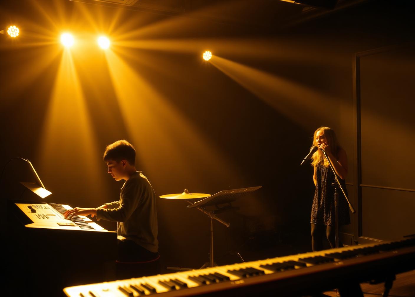 Illustrative photo of a music lesson